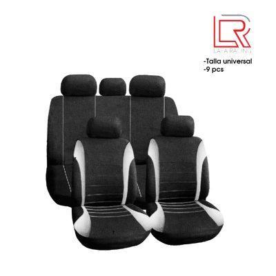FUNDAS P/ASIENTO CARRO GRIS 9 PCS T21620GR