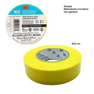 CINTA AISLANTE AMARILLA TEMPLEX 3M 3/4 X 60 PIES