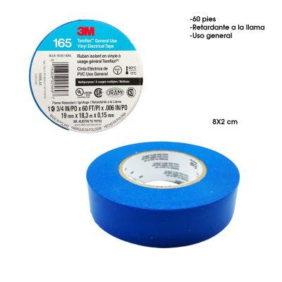 CINTA AISLANTE AZUL TEMPLEX 3M 3/4 X 60 PIES