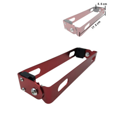 Porta placa ajustable para moto