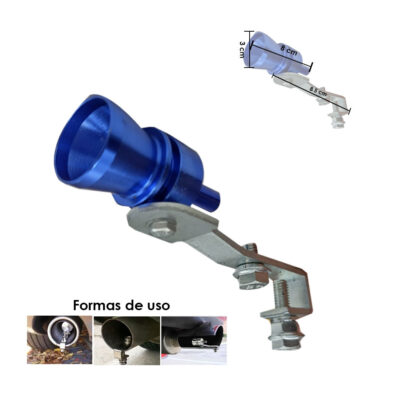 Pito para escape imitación turbo