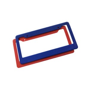 MARCO PARA PLACA FIBRA CARBON AZUL CPK0121A