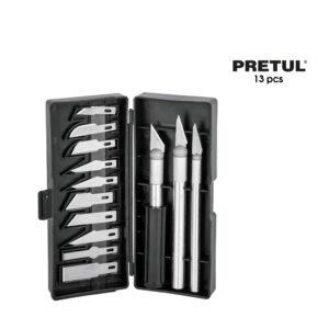 CUCHILLAS EXACTO 13 PCS HOBBY PRETUL