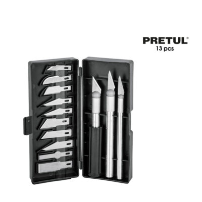 CUCHILLAS EXACTO 13 PCS HOBBY PRETUL