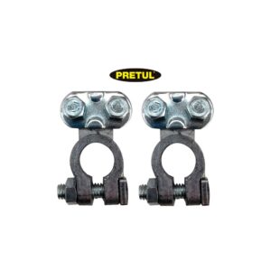 TERMINAL P/BATERIA 2 PCS PLOMO PRETUL