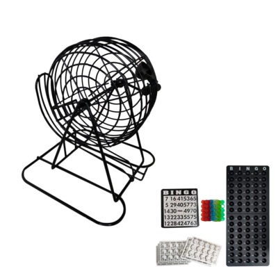 JUEGO DE BINGO TOMBOLA METALICA  21X18CM 23720