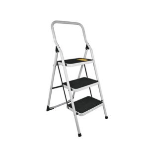 ESCALERA TUBULAR 3 PELDA?OS PRETUL 91 KILOS