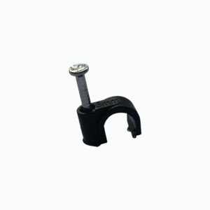 GRAPAS PLASTICAS 6MM NEGRA 367-10