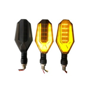 LAMPARA PIDEVIAS LED P/MOTO 2 PCS HT-390384 AMBAR