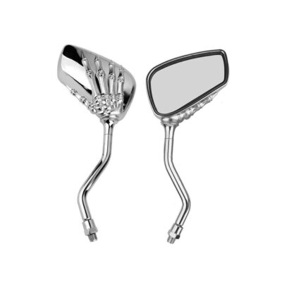 RETROVISORES P/MOTO 2 PCS SILVER SF-003-1
