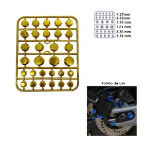 Tapones para tuercas de moto