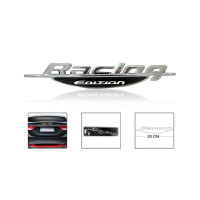 EMBLEMA P/CARRO 3D-RACING 20X3CM