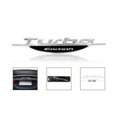 EMBLEMA P/CARRO 3D-TURBO