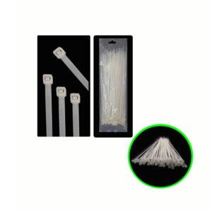 ABRAZADERA PLASTICA WHITE 12" 4.8X300MM