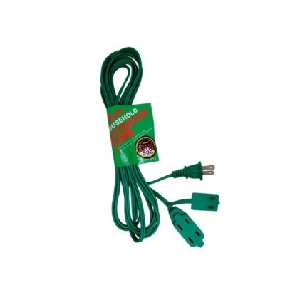 EXTENSION ELECTRICA VERDE 15 PIES 18AWG