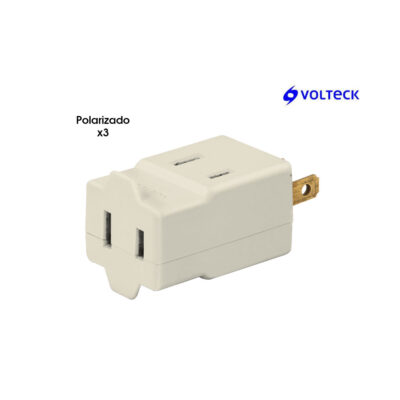 Adaptador T para tomacorriente Volteck Guatemala