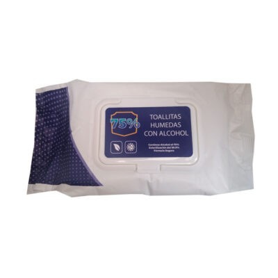 TOALLAS DESINFECTANTES C/ ALCOHOL 75 X CIENTO 80PCS