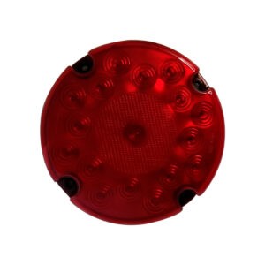 LAMPARA P/BUS ROJA 12/24 VOLTIOS