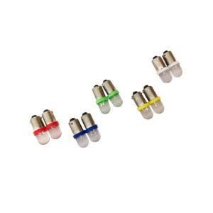 BOMBILLO BA9S-1LED AZUL 2 PCS