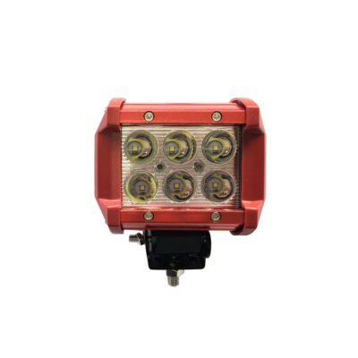 NEBLINERA 2 LINEAS 18W 6 LED C/REMACHES ROJA