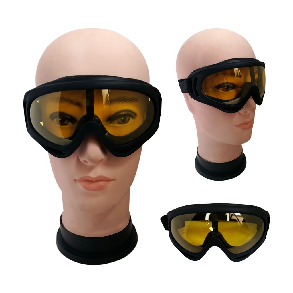 LENTES PROTECTORES PARA MOTORISTA AMARILLO