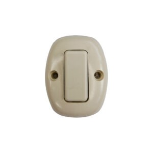 INTERRUPTOR INDIVIDUAL DE SOBREPONER MARFIL