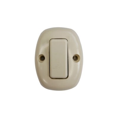 INTERRUPTOR INDIVIDUAL DE SOBREPONER MARFIL