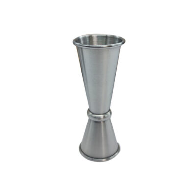 VASO DOSIFICADOR ACERO INOX 2 Y 1 ONZA 6.5X7.5CM