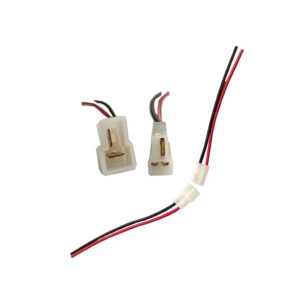 SOCKET ELECTRICO 2 PIN 14 GAUGE MACHO/HEMBRA