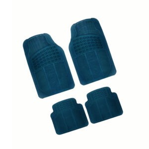 ALFOMBRA DE HULE AZUL 4 PCS