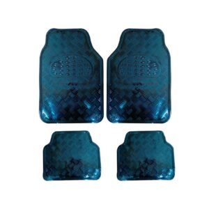 ALFOMBRA P/CARRO TIPO METAL AZUL CARBON