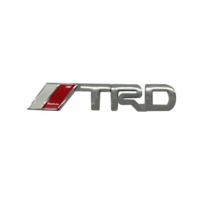 EMBLEMA METALICO TRD 8X2CM