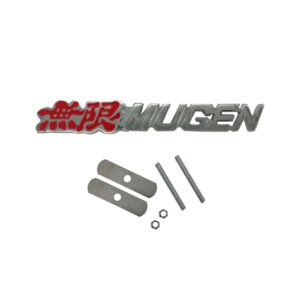 EMBLEMA METALICO P/PRESIANA MUGEN 14X2CM C/TORNILLOS