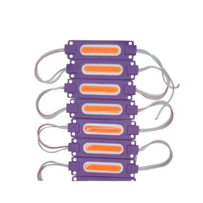 MODULO 6 LED PURPLE  7.5 X 2 CM GEL