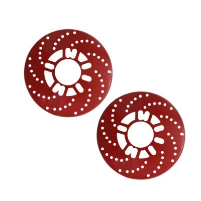 DISCO IMITACION FRENO ROJO 2 PCS ZDQ0001-RED