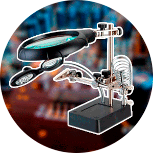 PEDESTALES Y LUPAS PARA CAUTIN