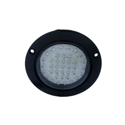 LAMPARA REDONDA 4 PLG 39 LED ROJO-AZUL FUNCIONES