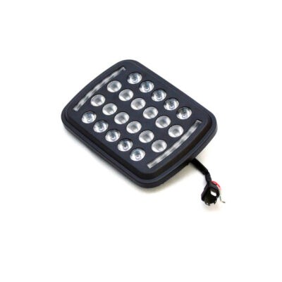 LAMPARA LED P/SILVIN LED RECT 5 PLG 24W 28LED