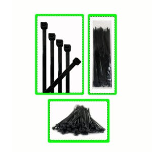 ABRAZADERA PLASTICA BLACK 18" 8.8X450MM