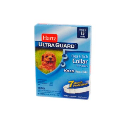 COLLAR ANTIPULGAS P/PERRO  HARTZ 7 MESES 15PLG
