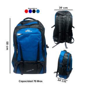 Mochila para campamento 70 litros Guatemala