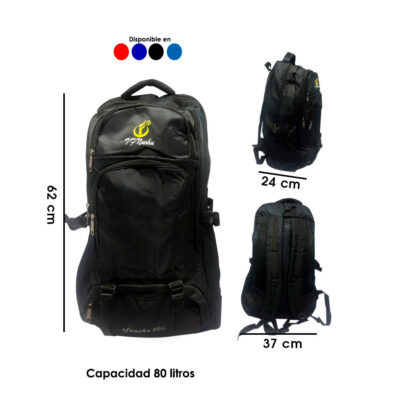 Mochila para campamento 80 litros Guatemala