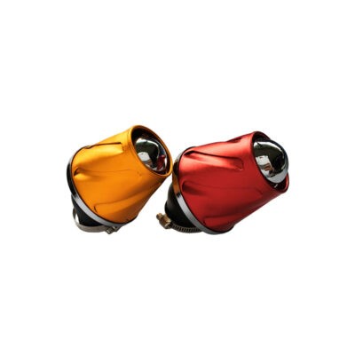 FILTRO DE AIRE P/MOTO HJ-313 RED 9CM 3.4 BOQUILLA
