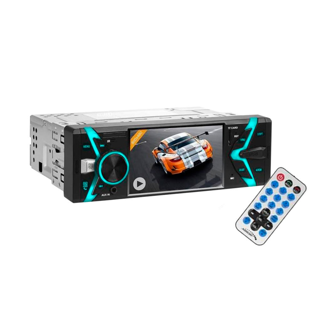 RADIO P/CARRO C/PANTALLA 9X5.5CM MP3/USB/SD/BLUETOOTH
