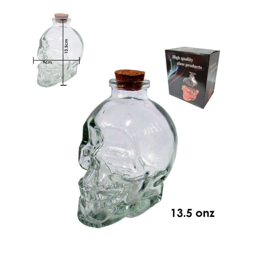 Botella de vidrio con corcho Guatemala