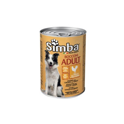 COMIDA P/PERRO 415GR SIMBA ADULTO POLLO