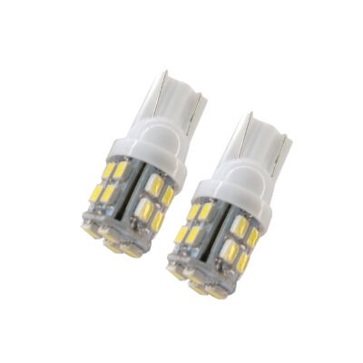 BOMBILLO 10 LED BLANCO 2 PCS T10-3528-20