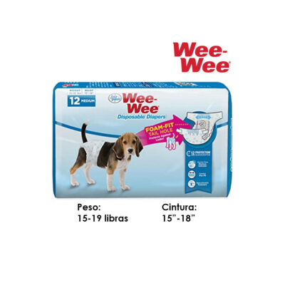 Pañales desechables para perro wewe