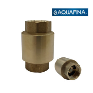 CHEQUE VERTICAL DE LATON VASTAGO PLASTICO  AQUAFINA 1/2 A-C910-1/2