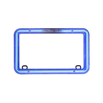 MARCO P/PLACA MOTO NEON  AZUL A102-002-1